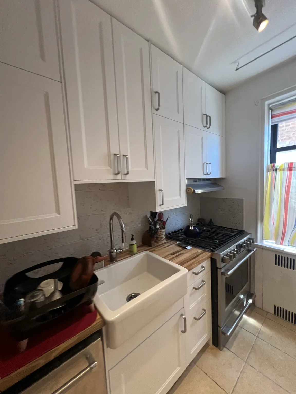 IKEA kitchen installation near Staten Island, NY — White Shaker Galley Kitchen